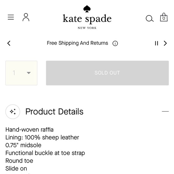 Kate Spade Hand-Woven Maribelle Raffia Sandals - Picture 3 of 4